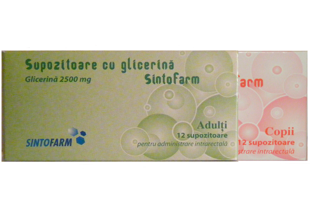 Banner supozitoare glicerina Sintofarm